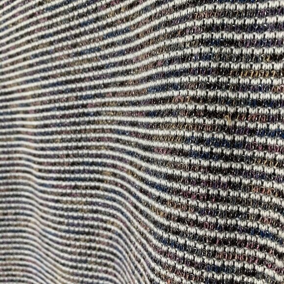 Madewell Women’s XS Multicolor Textured Turtleneck Top Cropped Sweater MB117 - Picture 7 of 9